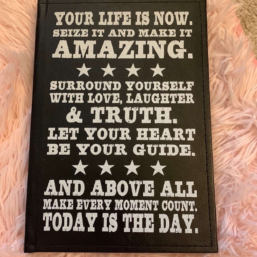 Personal Dev journal book . Hard cover makes a great gift.